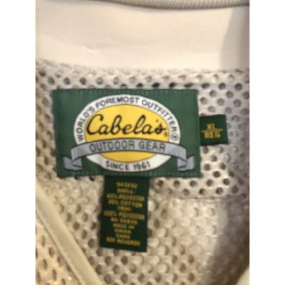 Cabelas Fishing Vest Utility Tactical Pockets Hunting Outdoor Gear Mens XL - Picture 4 of 10